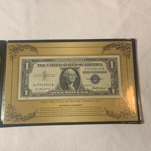 1957 One Dollar Silver Certificate